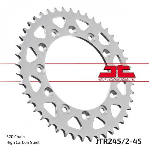 JT SPROCKETS REAR STEEL 45T, 520 JTR245245