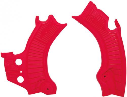 RTECH PLASTIC FRAME PROTECTORS BI-MATERIAL HONDA RED