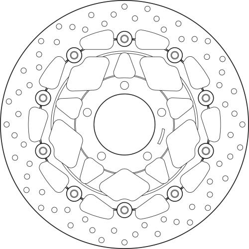 Brembo Serie Oro Floating Brake Disc 320 mm – 78B40873
