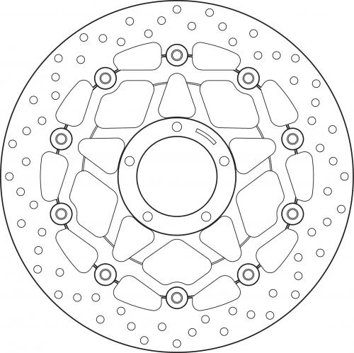 Brembo Serie Oro Floating Brake Disc 320 mm – 78B40878