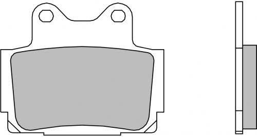 Brembo SA Front Sintered Brake Pads for Yamaha RZ 350 / TZR 80 & More – 07YA12SA