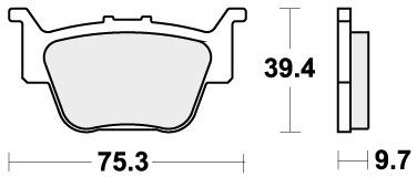 SBS 813SI BRAKE PADS SINTER