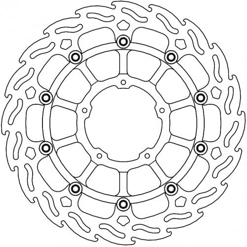 MOTO MASTER 113228, FLAME FLOATING DISC