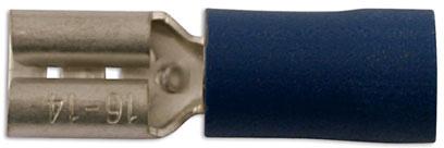 LASER TOOLS BLUE FEMALE PUSH-ON 4.8MM 100PC