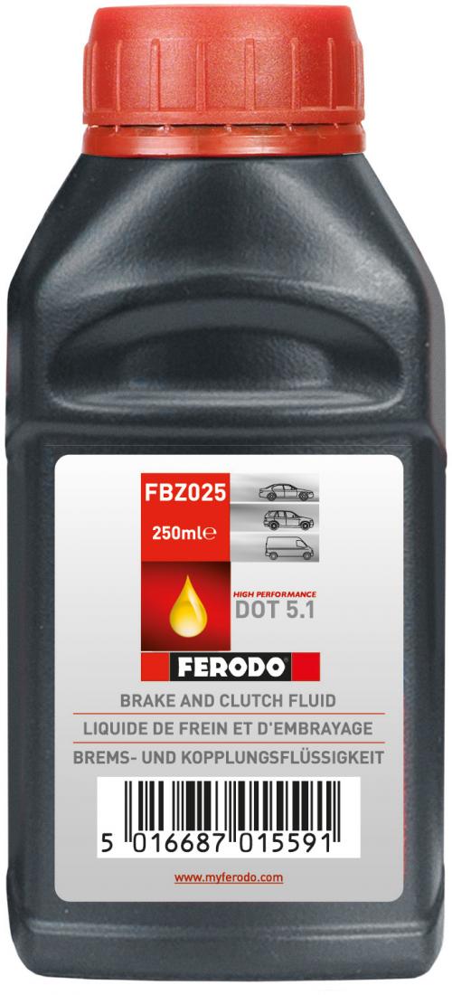 FERODO FBZ025 BRAKE FLUID DOT 5.1 250ML