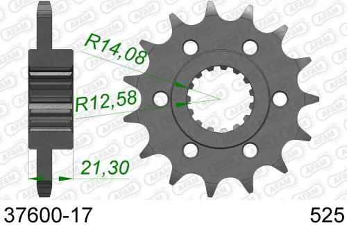 AFAM FRONT 17T, 525 AF13760017