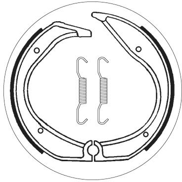 SBS 2140 BRAKE SHOES