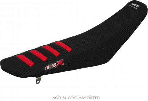 CROSS X UGS COLOR WAVE SEAT COVER BLACK / RED