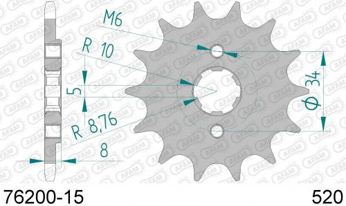 AFAM FRONT 15T, 520 AF17620015