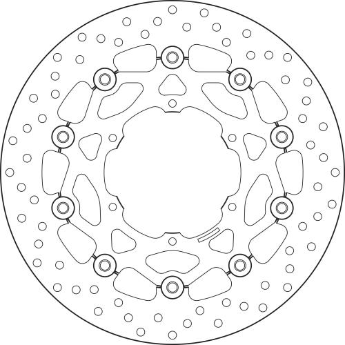 Brembo Serie Oro Floating Brake Disc 300 mm – 78B40896