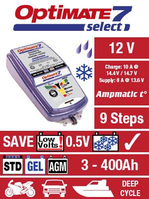 TECMATE TECMATE OPTIMATE 7 SELECT BATTERY CARE HOME