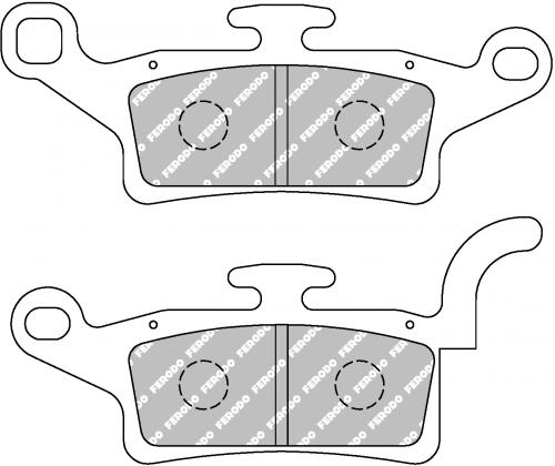 FERODO FDB2264EF BRAKE PADS ORGANIC