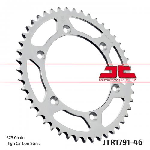 JT SPROCKETS REAR STEEL 46T, 525 JTR179146