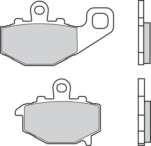 Brembo SP Rear Sintered Brake Pads for Kawasaki ZX-9R 900 NINJA / Z 1000 & More – 07KA16SP