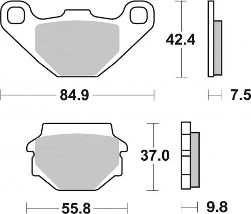BREMBO 07YA54SP BRAKE PADS SINTER