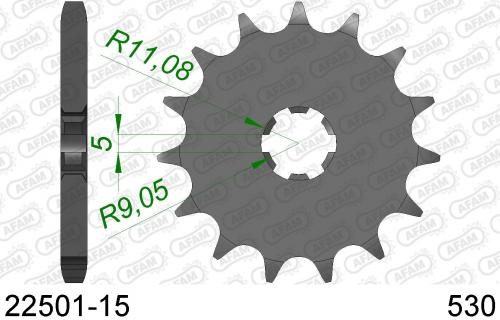 AFAM FRONT 15T, 530 AF12250115