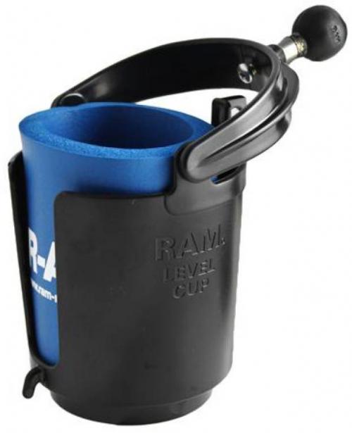 RAM MOUNTS LEVEL CUP DRINK HOLDER WITH KOOZIE