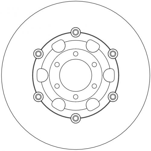 MOTO MASTER 113079, STANDARD SOLID DISC 276 6221113079