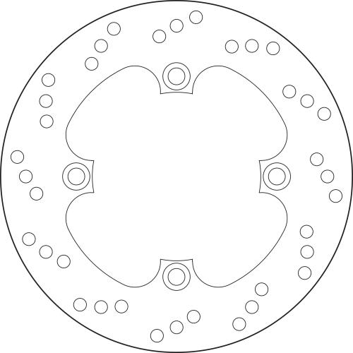 Brembo Serie Oro Fixed Brake Disc 220 mm – 68B40749