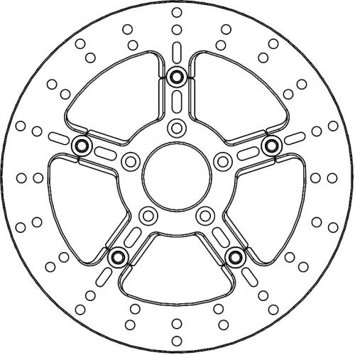 MOTO MASTER 112311, ADRIAN FLOATING ALU DISC 300
