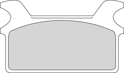 FERODO FDB485P BRAKE PADS ORGANIC