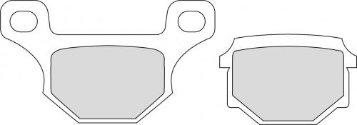 FERODO FDB384P BRAKE PADS ORGANIC