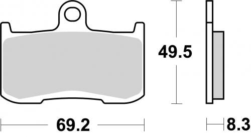 Brembo SR Sintered Brake Pads for Victory / Indian / Triumph & More – 07KA23SR