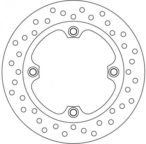FERODO FMD0464R FIXED BRAKE DISC