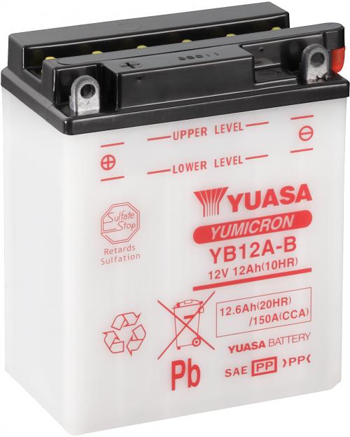 YUASA YB12A-B YUASA BATTERY & ACID PACK
