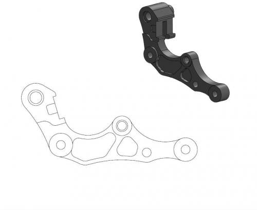 MOTO MASTER 211124, OVERSIZE 260MM ADAPTER