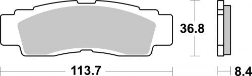 SBS 979SI BRAKE PADS SINTER