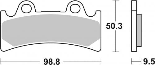 BREMBO 07YA32SR BRAKE PADS SINTER SPORT