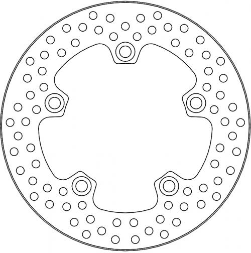 MOTO MASTER 110714, HALO REAR FIXED DISC 220
