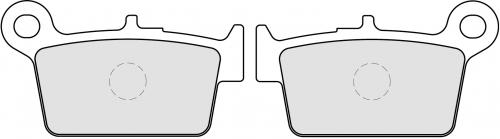 FERODO FDB2206P BRAKE PADS ORGANIC