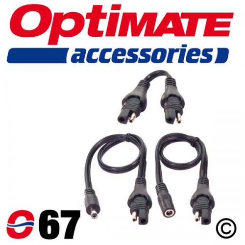 TECMATE O-67 SAE TO DC ADADTOR HEATED APPAREL KIT OPTIMATE