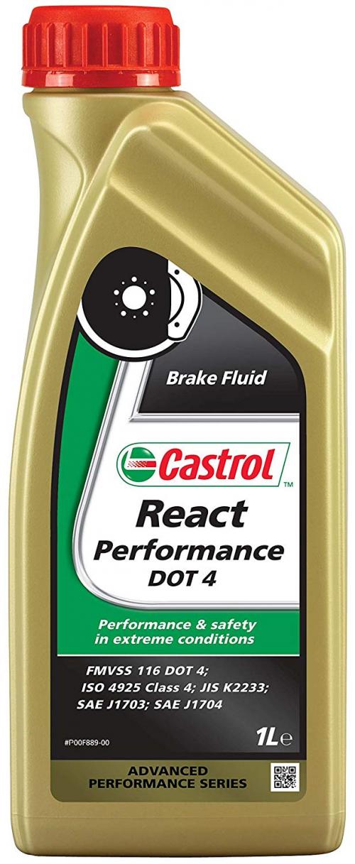 CASTROL BRAKE FLUID REACT PERFORMANCE DOT 4 1LTR