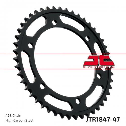 JT SPROCKETS REAR STEEL 47T, 428 JTR184747