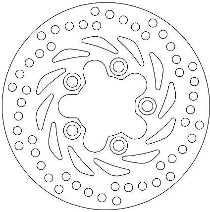 FERODO FMD0133R FIXED BRAKE DISC