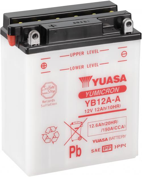 YUASA YB12A-A YUASA BATTERY & ACID PACK