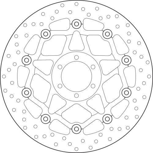 Brembo Serie Oro Floating Brake Disc 320 mm – 78B40885