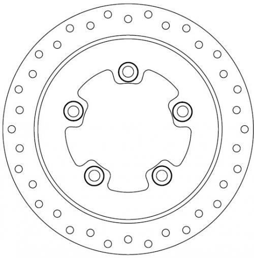 FERODO FMD0465R FIXED BRAKE DISC