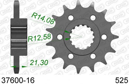 AFAM FRONT 16T, 525 AF13760016