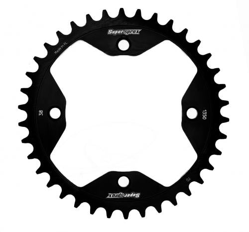 SUPERSPROX SUPERSPROX REAR STEEL 38T, BLACK, 520 SU4135038B