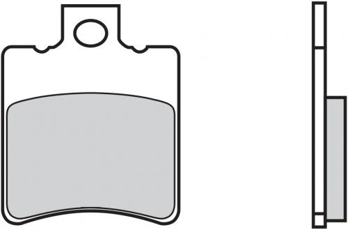 Brembo CC Carbon-Ceramic Brake Pads for Piaggio Vespa / Gilera / Aprilia & More – 07003