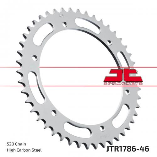JT SPROCKETS REAR STEEL 46T, 520 JTR178646