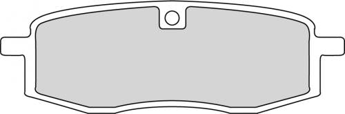 FERODO FDB411P BRAKE PADS ORGANIC
