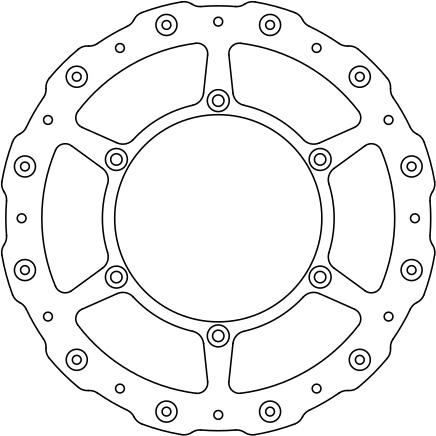 FERODO FMD0462MXR FIXED BRAKE DISC