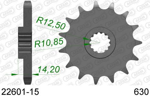 AFAM FRONT 15T, 630 AF12260115