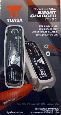 YUASA YUASA YCX5.0 12V 5A 8-STAGE SMART CHARGER