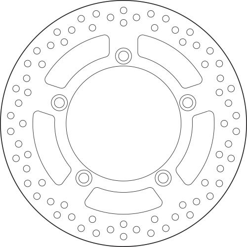 BREMBO BRAKE DISC, 68B407B4